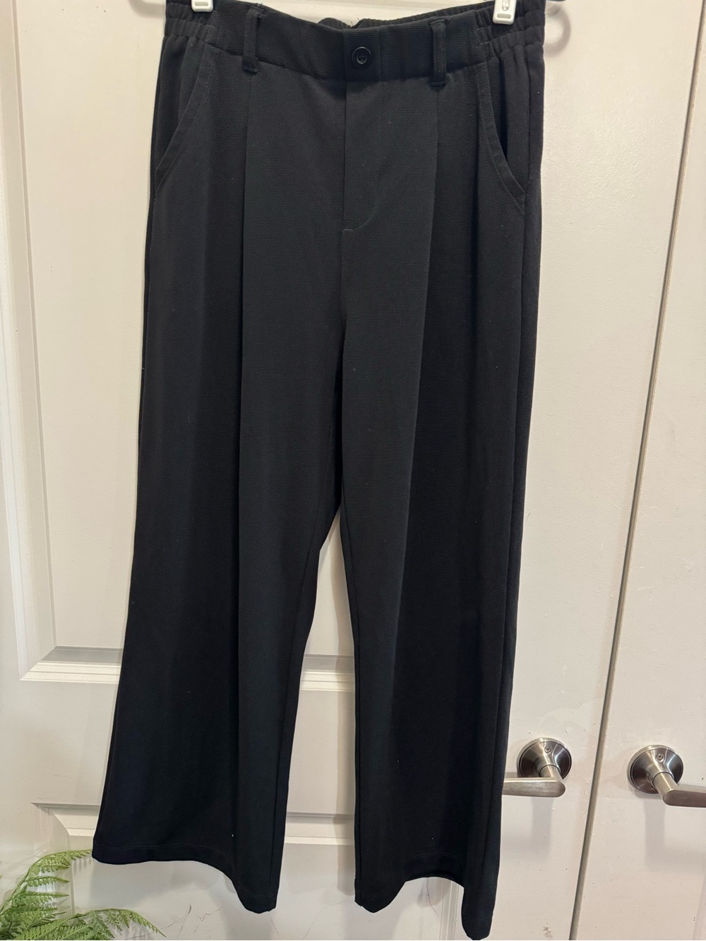 & Other Stories Black Wide-Leg Dress Pants